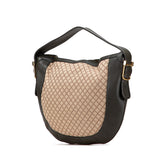 グッチ ディアマンテ ワンショルダーバッグ 257088 カーキ ベージュ キャンバス レザー レディース GUCCI 【中古】